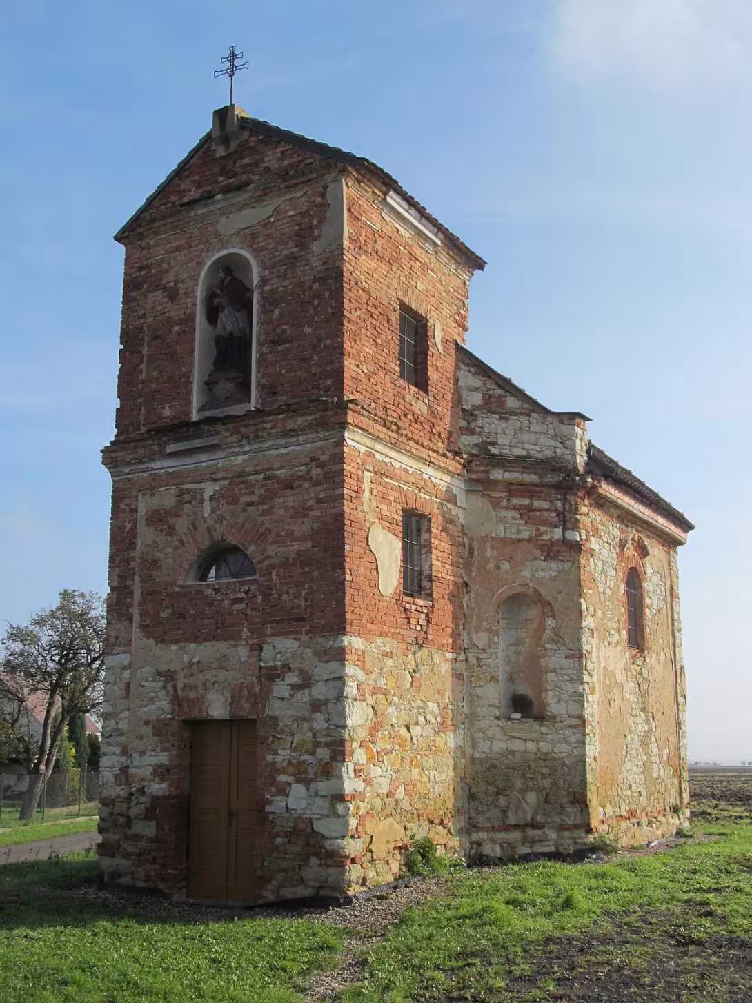 Dnešní pohled – Kostel svatého Jana Nepomuckého (Kličín)