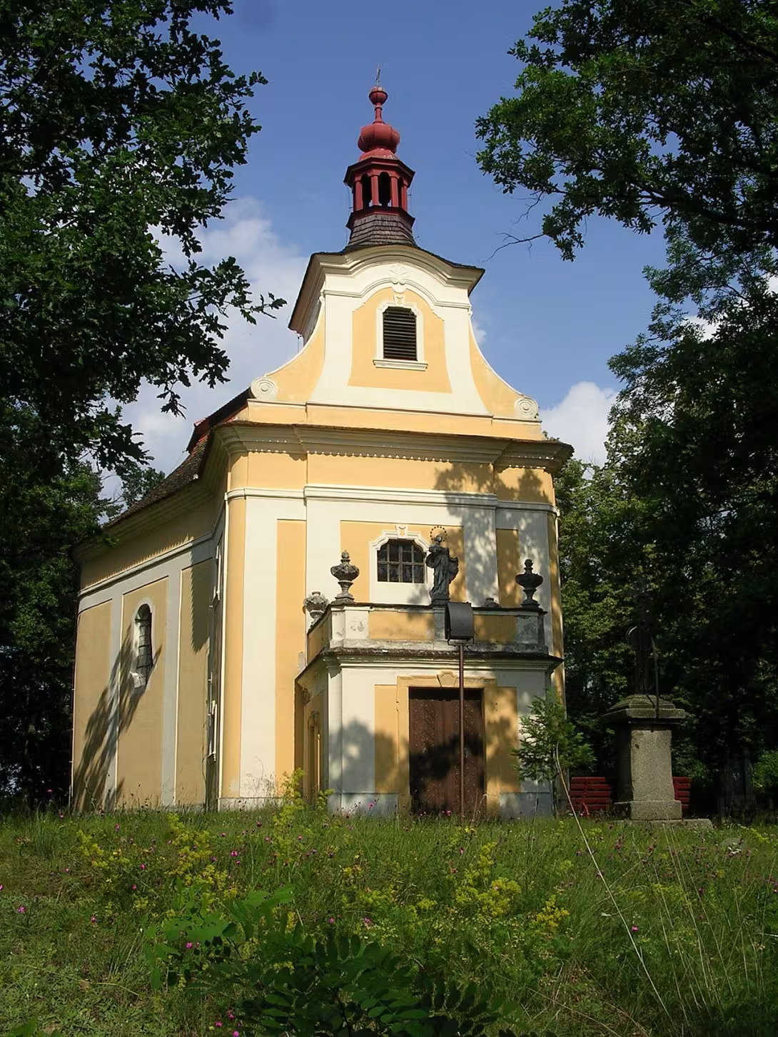 Today's view – Kostel svatého Jana Nepomuckého (Svatý Jan)