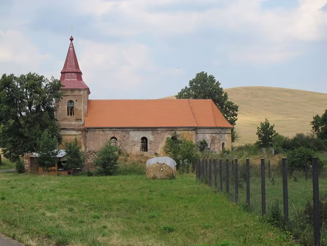 Dzisiejszy widok – Kostel svatého Jiljí (Lubenec)