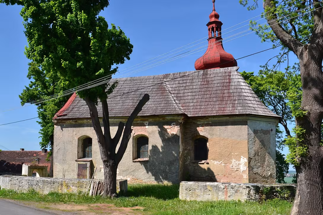 Dnešní pohled – Kostel svatého Jiljí (Chlum)