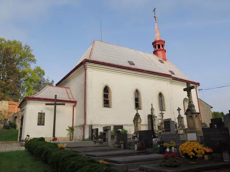 Dzisiejszy widok – Kostel svatého Jiljí (Mladějov)