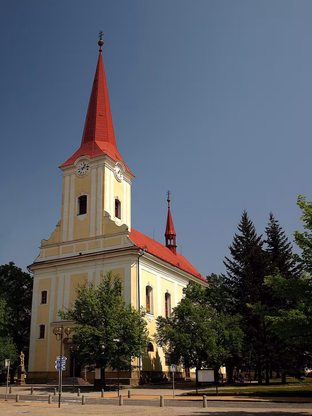 Dnešní pohled – Kostel svatého Jiljí (Bystřice pod Hostýnem)