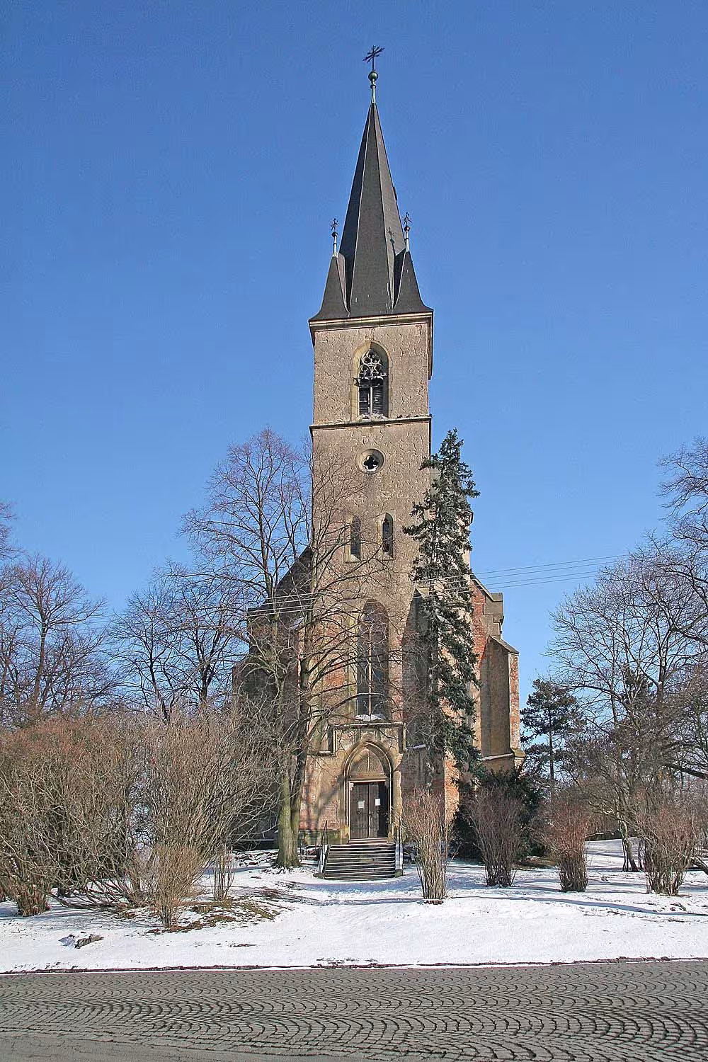 Dnešní pohled – Kostel svatého Jiří (Lošany)