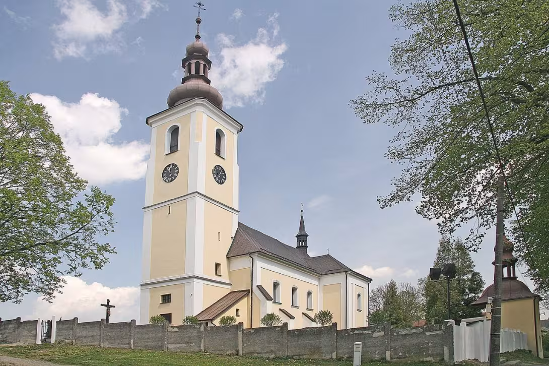Dnešní pohled – Kostel svatého Jiří (Pomezí)