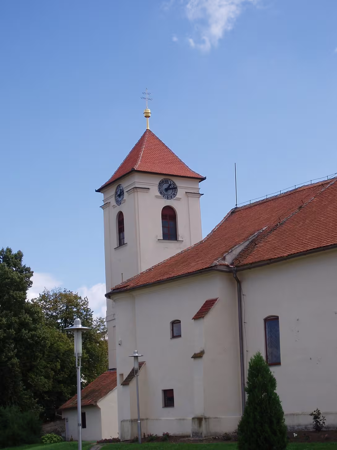 Dnešní pohled – Kostel svatého Jiří (Kobylí)