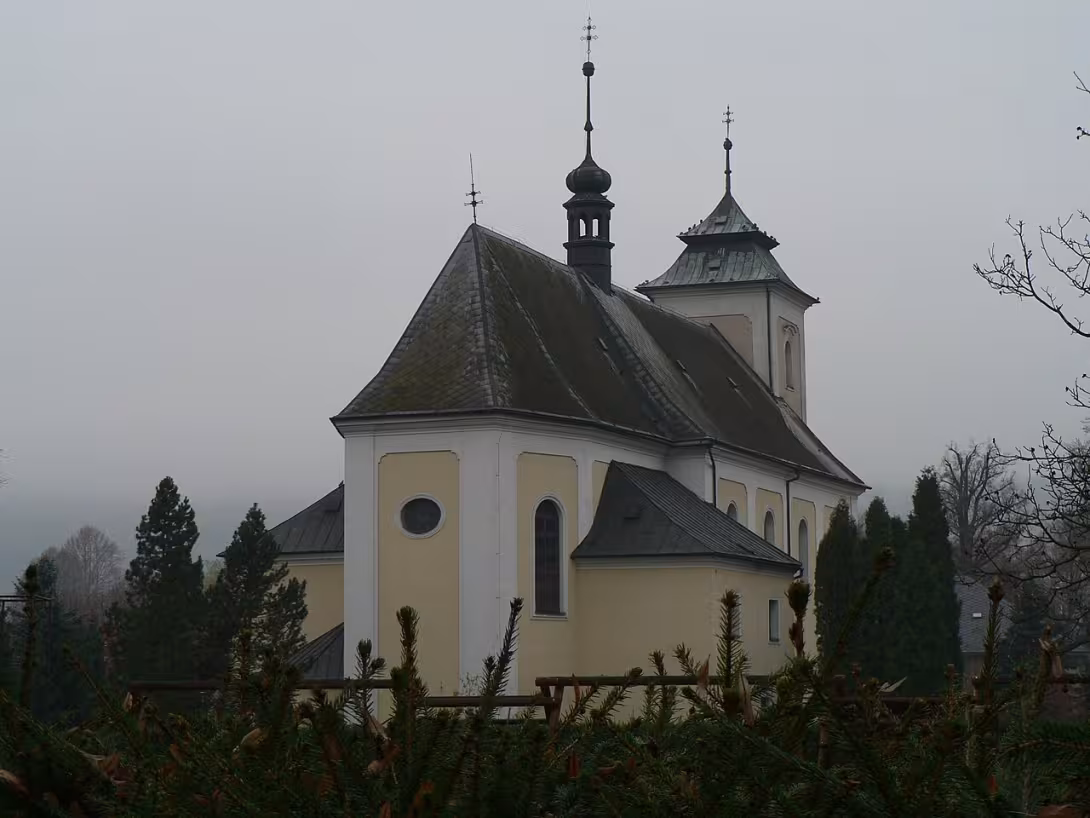 Dnešní pohled – Kostel svatého Jiří (Libina)
