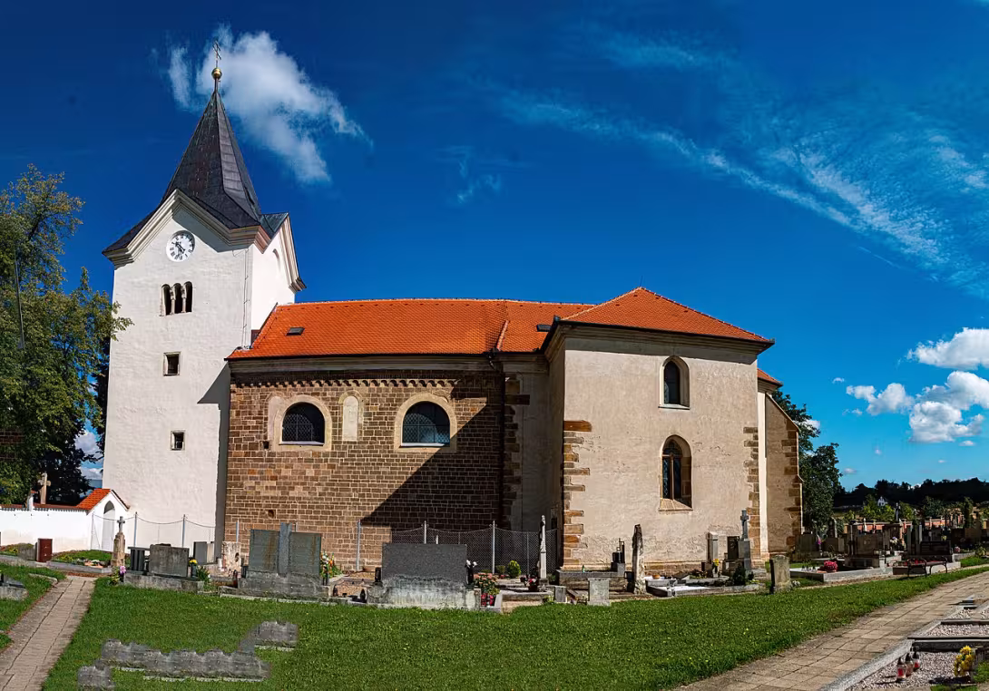 Dnešní pohled – Kostel svatého Jiří (Bořitov)