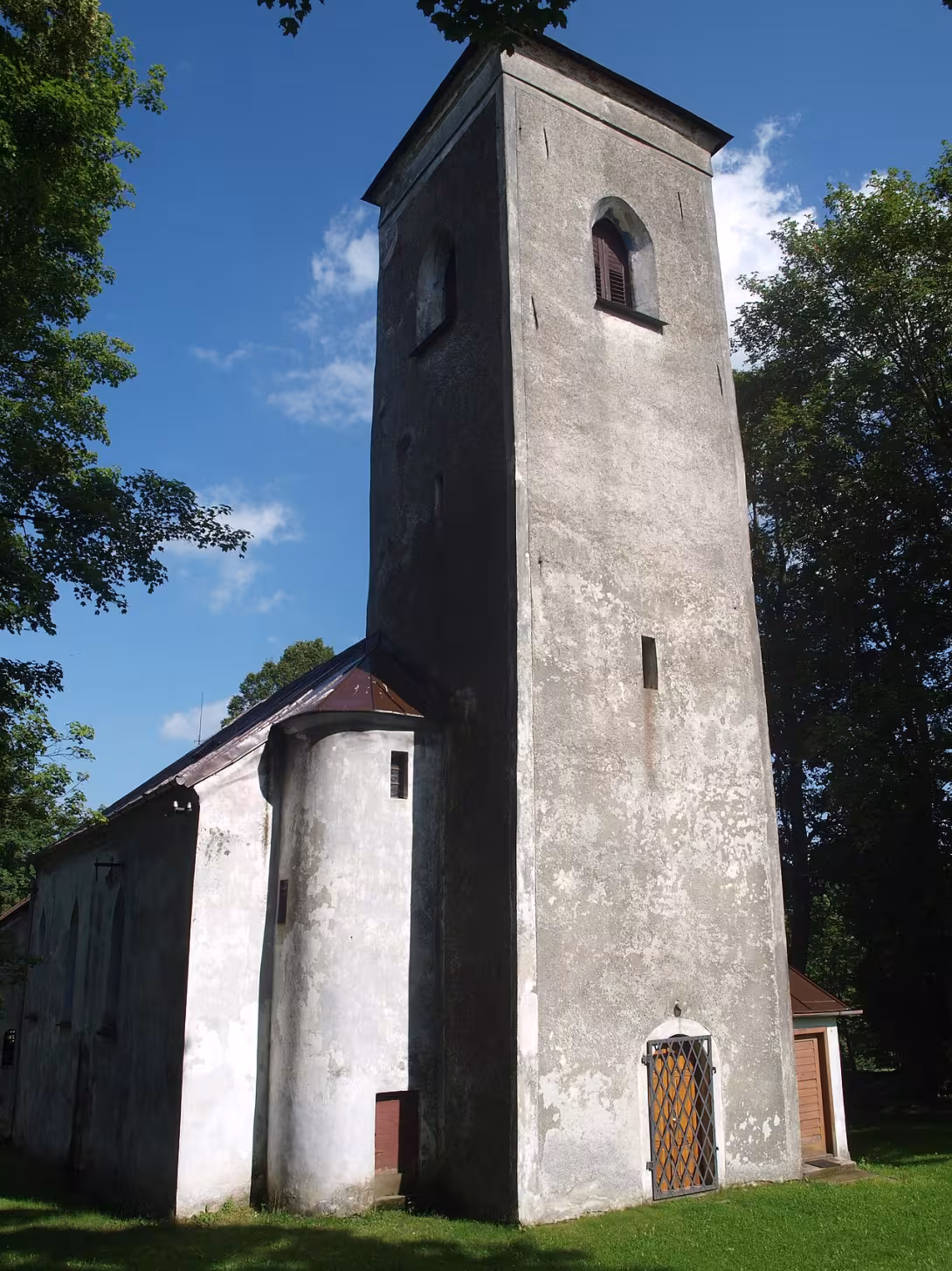 Dnešní pohled – Kostel svatého Jiří (Lomnice)