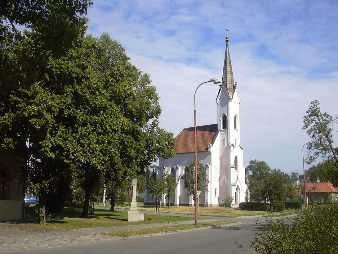 Dnešní pohled – Kostel svatého Josefa (Krasice)