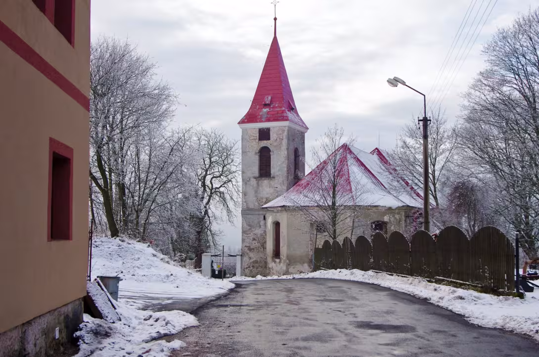 Dnešní pohled – Kostel svatého Josefa (Krásná Lípa)