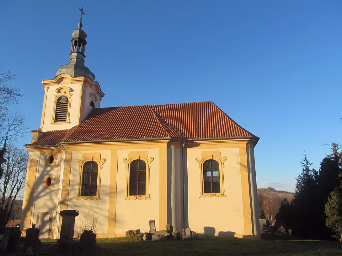 Dnešní pohled – Kostel svatého Klementa (Chlumčany)