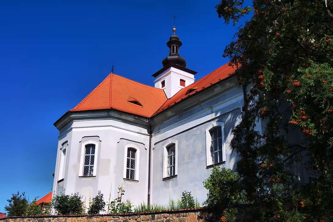 Dnešní pohled – Kostel svatého Klimenta (Mirovice)