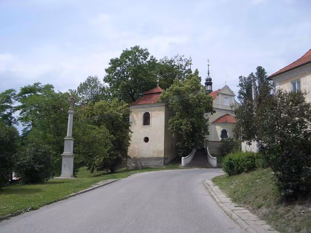 Dnešní pohled – Kostel svatého Linharta (Citov)