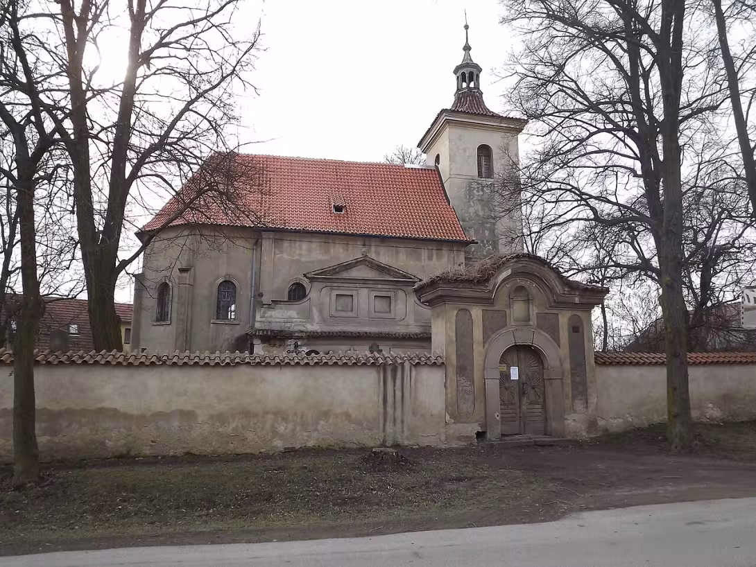 Dnešní pohled – Kostel svatého Lukáše (Svárov)