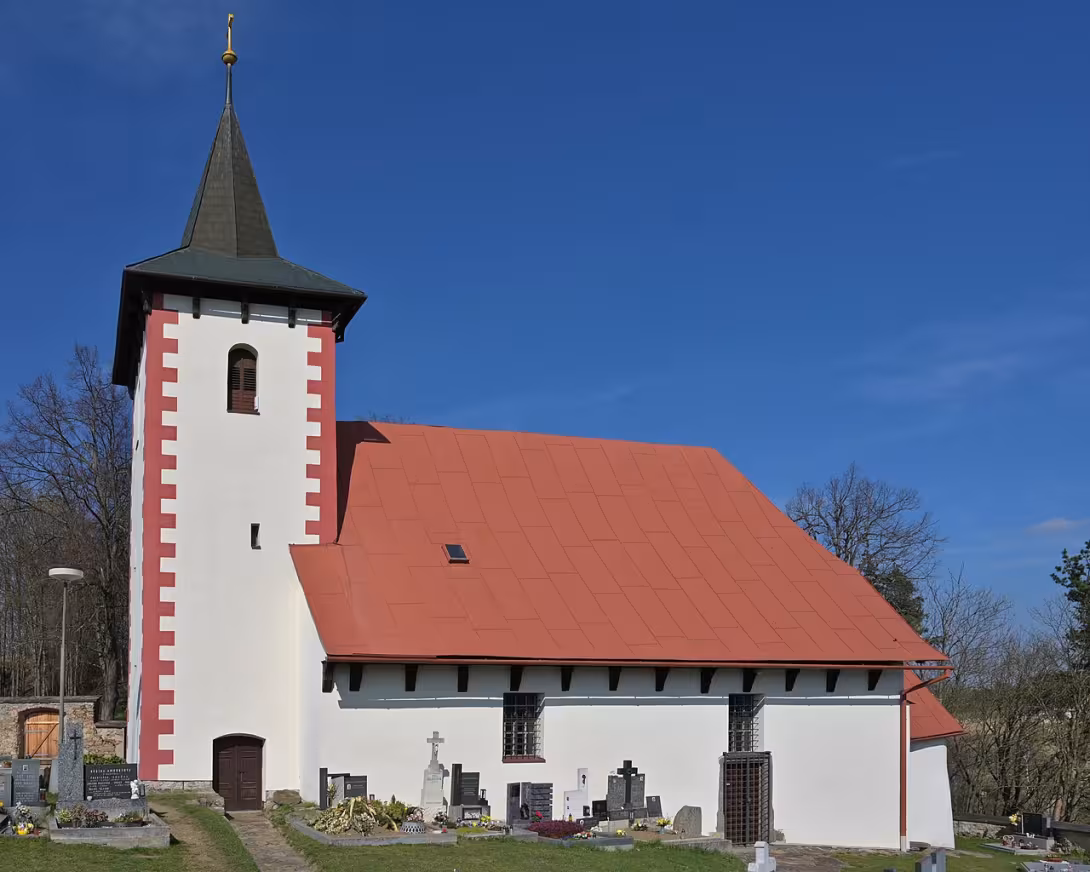 Dnešní pohled – Kostel svatého Marka (Mostiště)