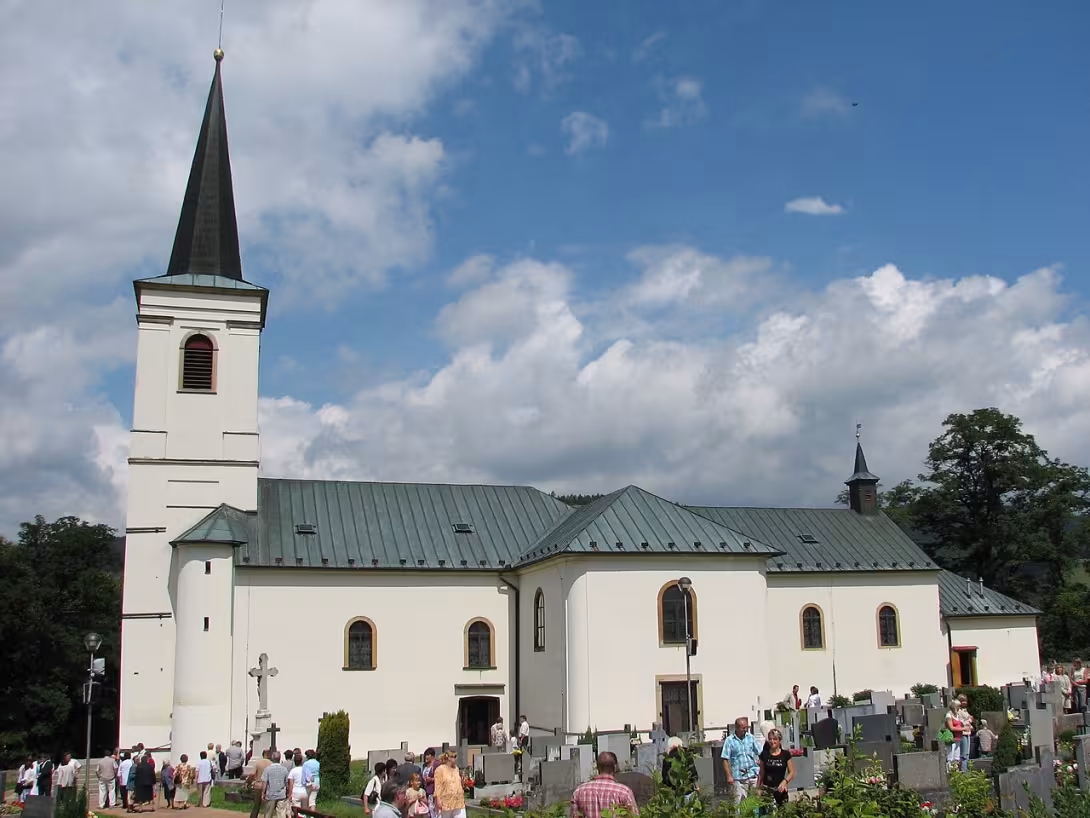 Dnešní pohled – Kostel svatého Martina (Pozlovice)