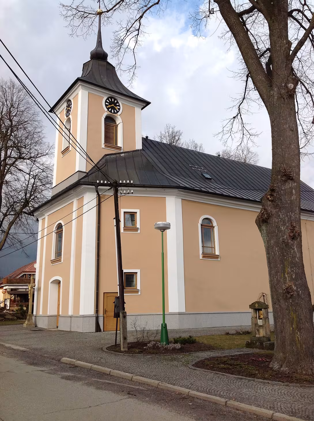 Dnešní pohled – Kostel svatého Martina (Jámy)