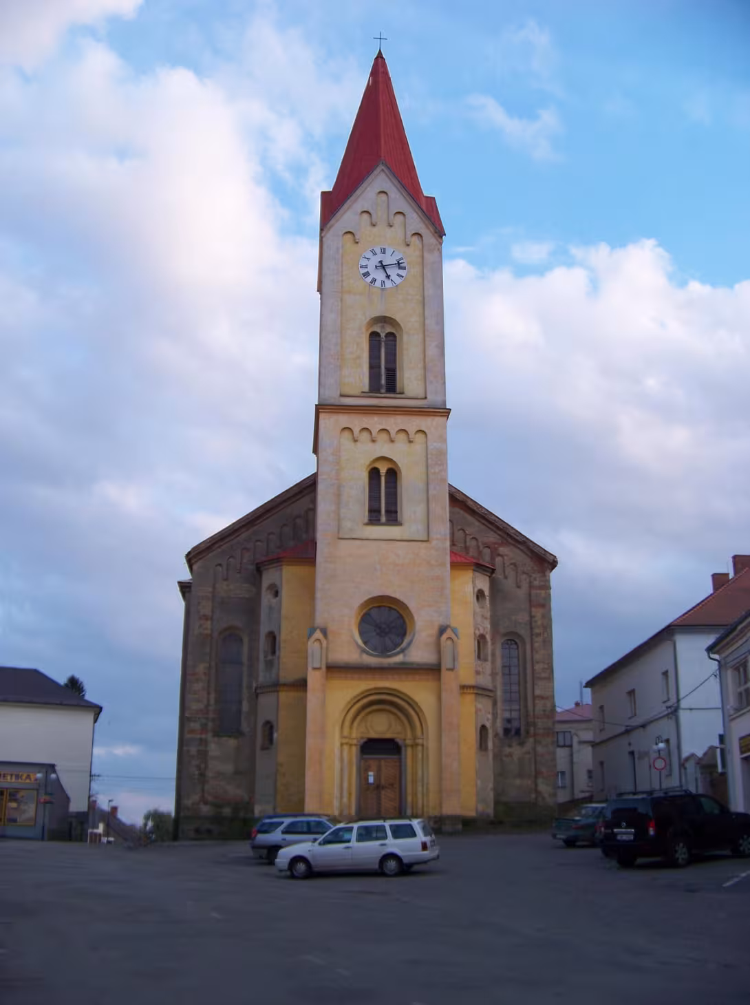 Dnešní pohled – Kostel svatého Martina (Mšeno)