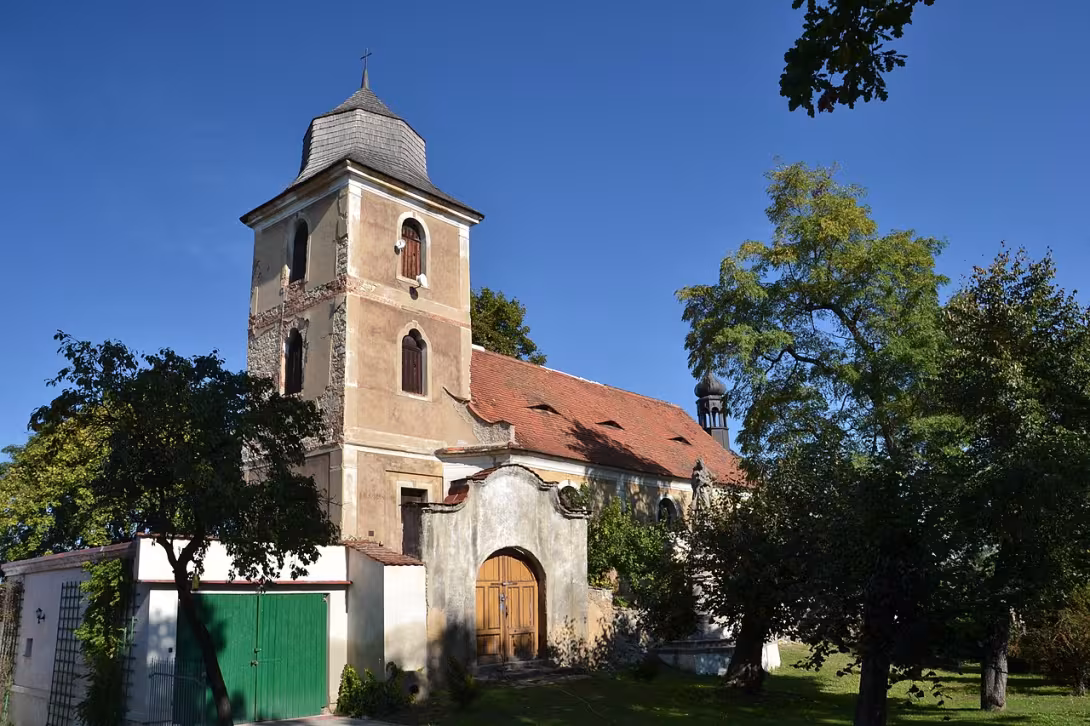 Dzisiejszy widok – Kostel svatého Martina (Soběsuky)
