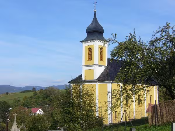 Dnešní pohled – Kostel svatého Martina (Veselá)