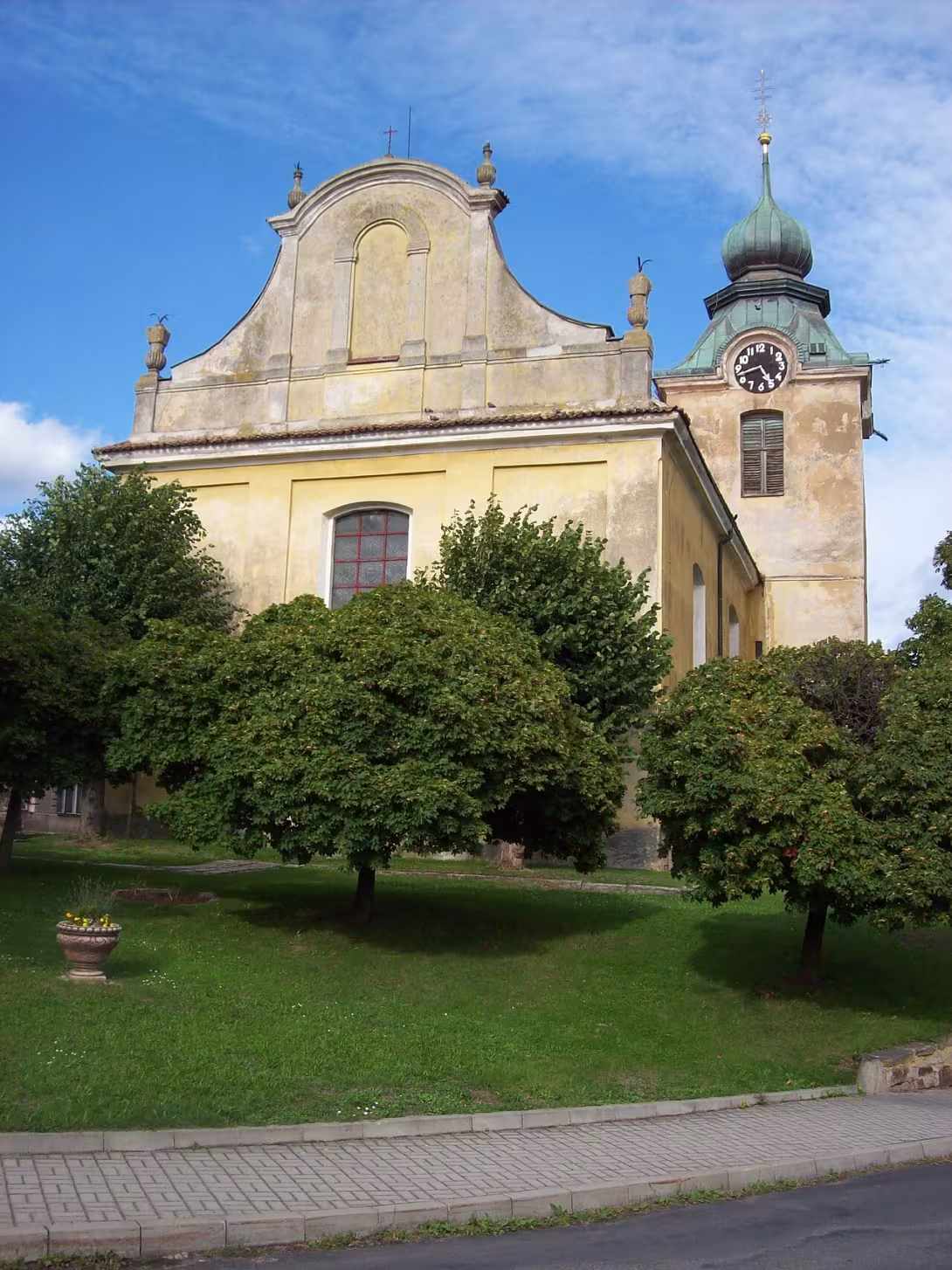 Dnešní pohled – Kostel svatého Martina v Cerhovicích