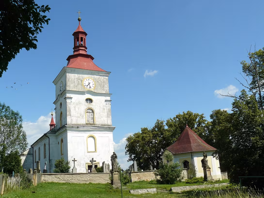 Heutige Ansicht – Kostel svatého Matouše (Hradíšťko)