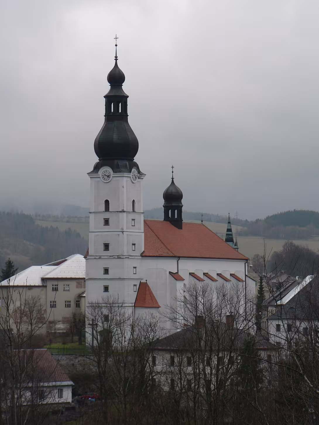 Dnešní pohled – Kostel svatého Michaela archanděla (Branná)