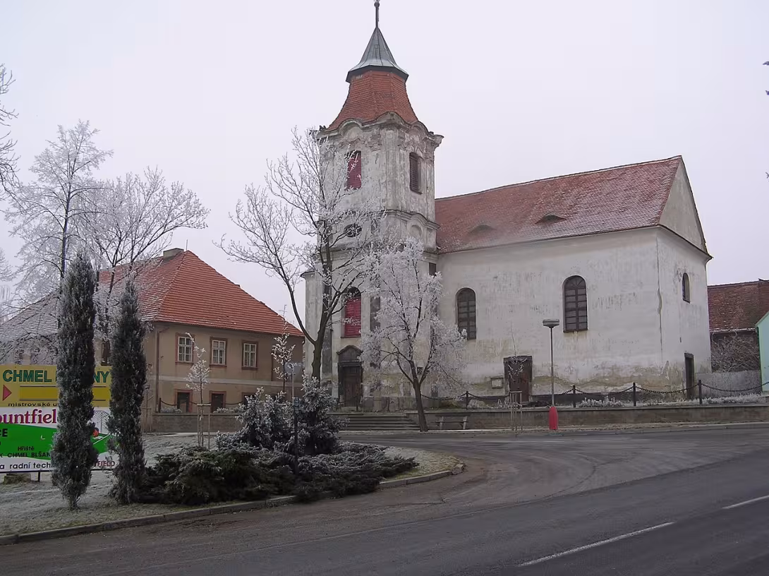 Dzisiejszy widok – Kostel svatého Michaela archanděla (Blšany)