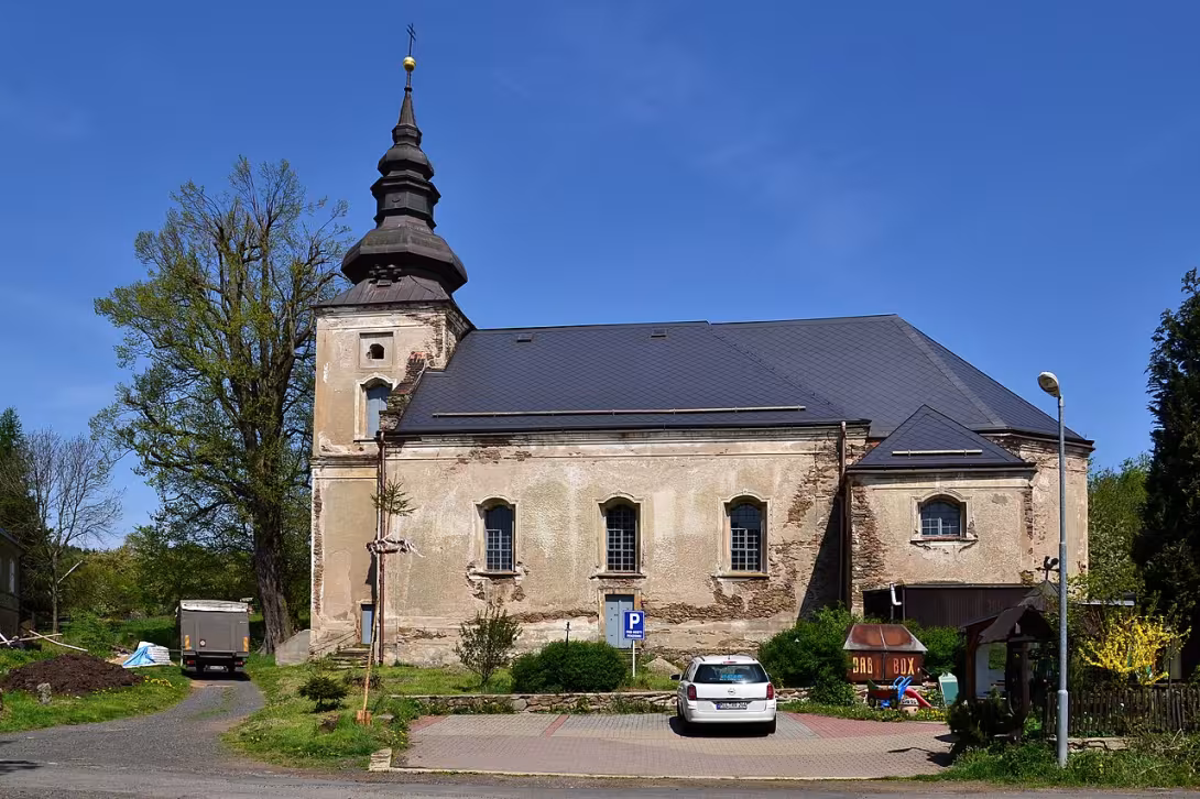 Dnešní pohled – Kostel svatého Michaela archanděla (Blatno)