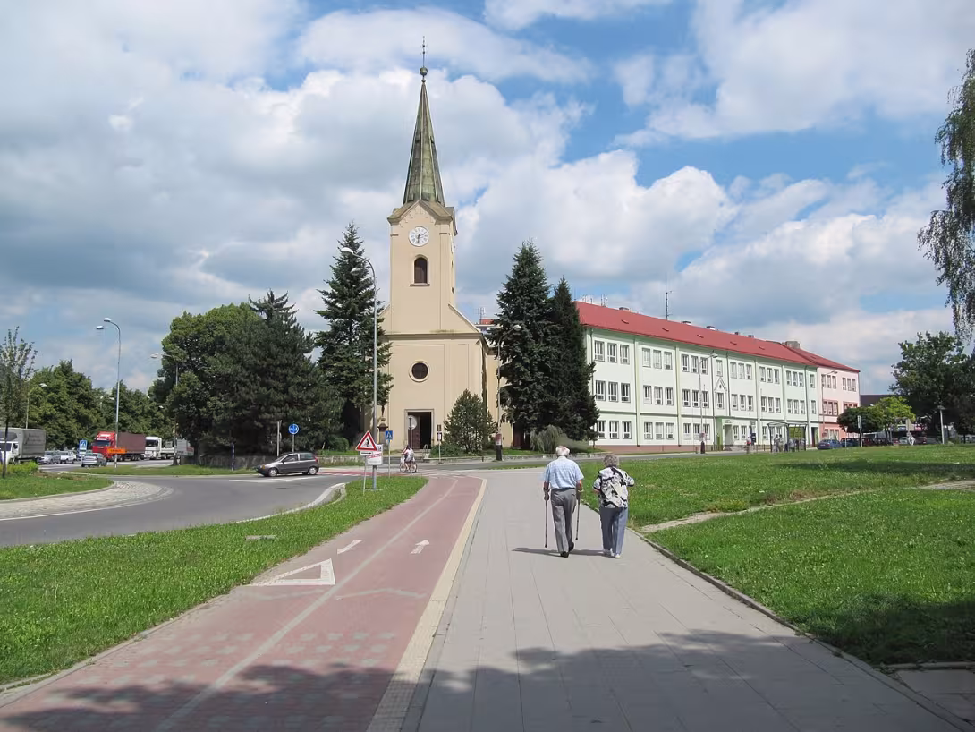 Dnešní pohled – Kostel svatého Michaela archanděla (Přerov)