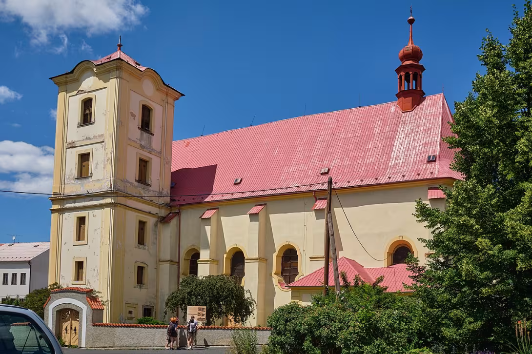 Dnešní pohled – Kostel svatého Michaela archanděla (Bochov)