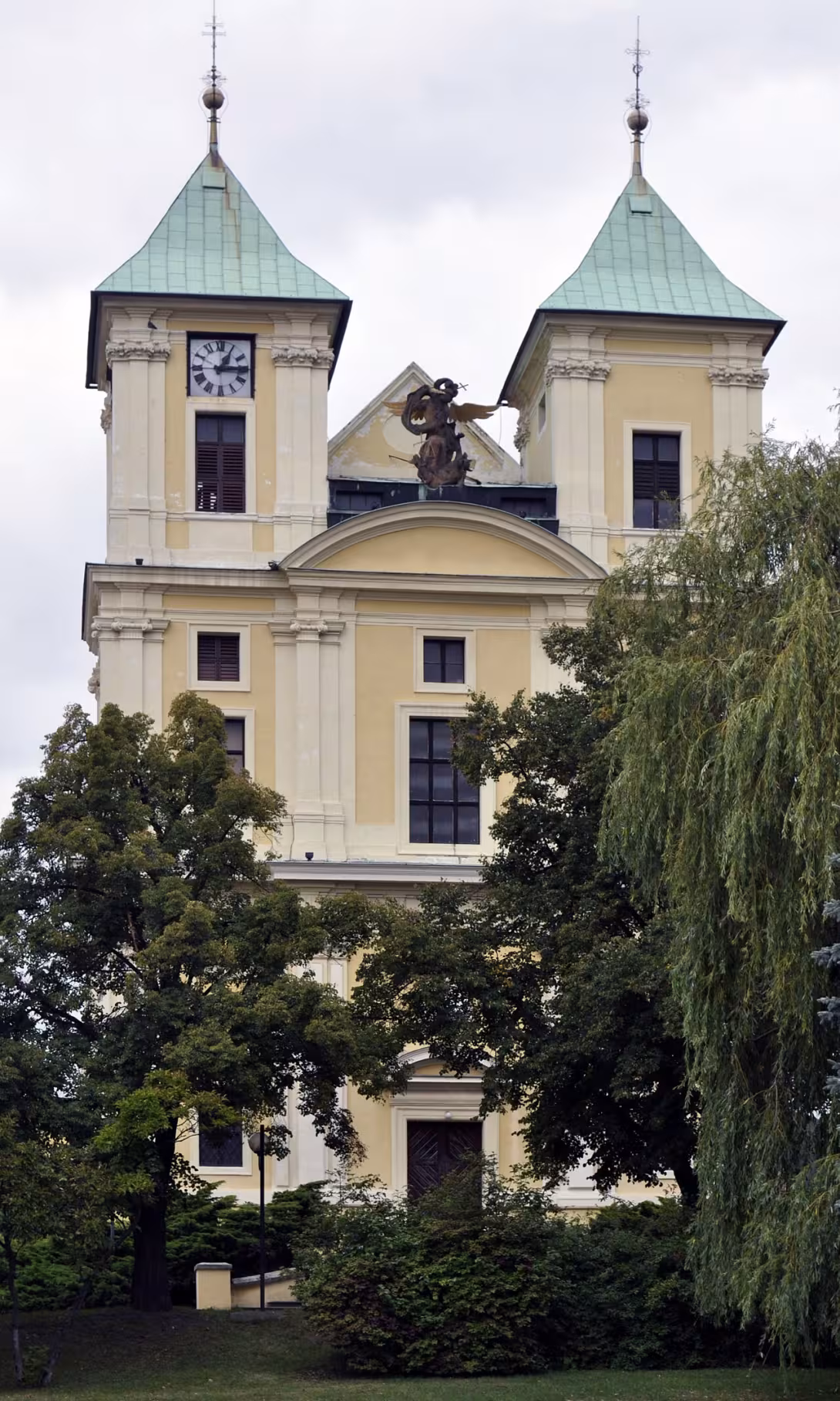 Dnešní pohled – Kostel svatého Michaela archanděla v Litvínově