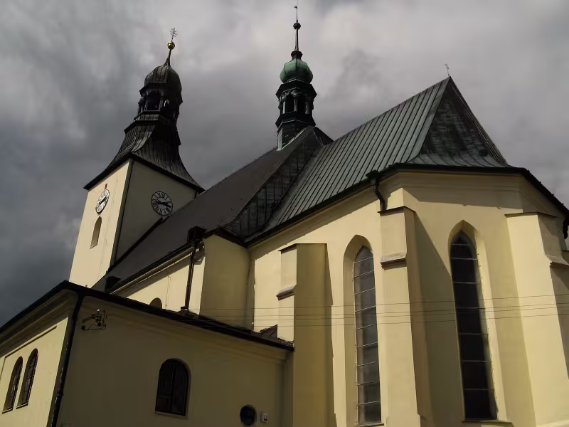 Dnešní pohled – Kostel svatého Michala (Rýmařov)