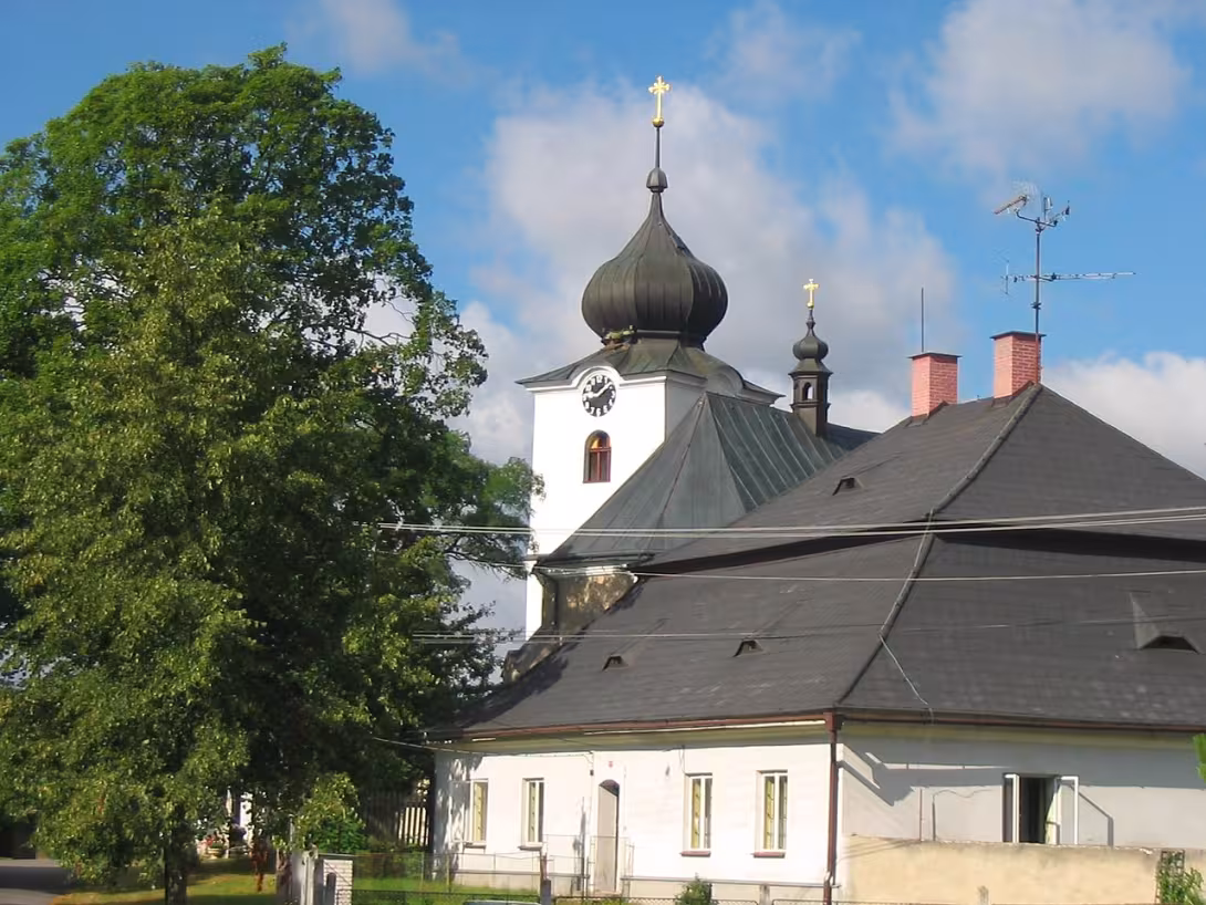Dnešný pohľad – Kostel svatého Mikuláše (Nížkov)
