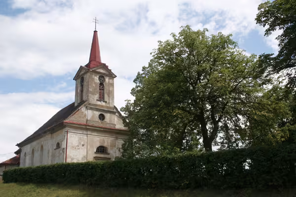 Dnešní pohled – Kostel svatého Mikuláše (Pernarec)
