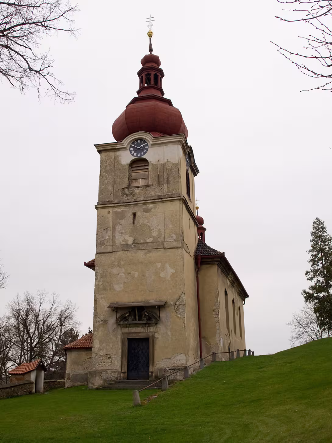 Dnešní pohled – Kostel svatého Mikuláše (Praskolesy)