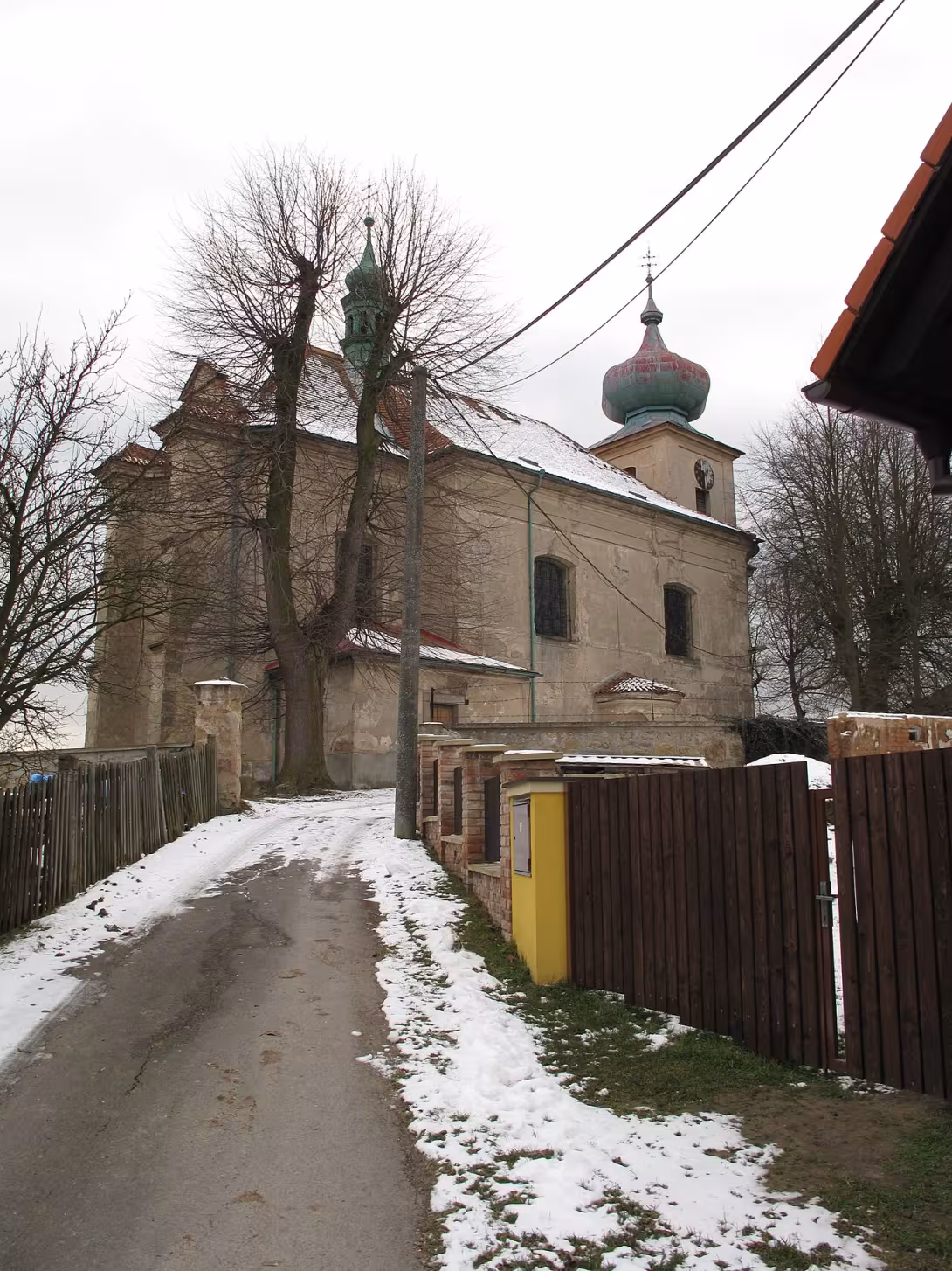 Today's view – Kostel svatého Mikuláše (Žerčice)