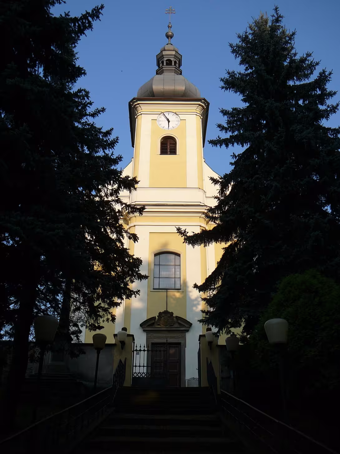 Today's view – Kostel svatého Mikuláše (Rychaltice)