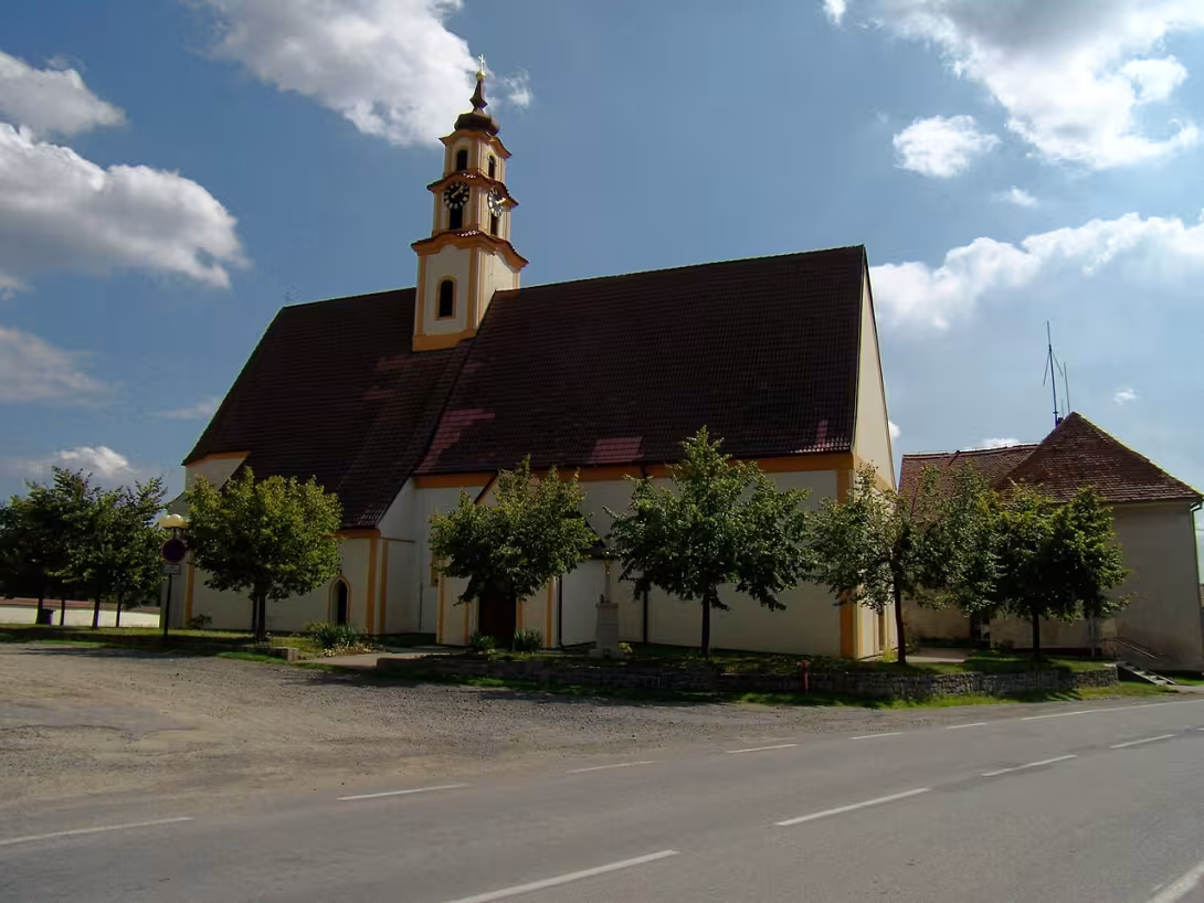 Today's view – Kostel svatého Mikuláše (Ševětín)