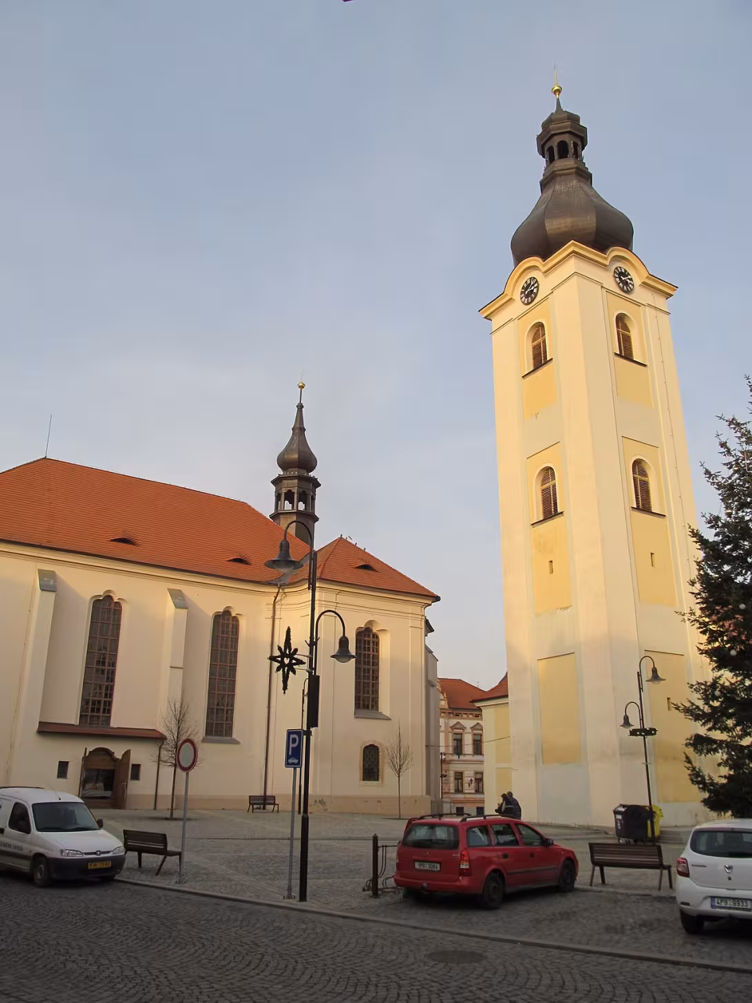 Dnešný pohľad – Kostel svatého Mikuláše se zvonicí