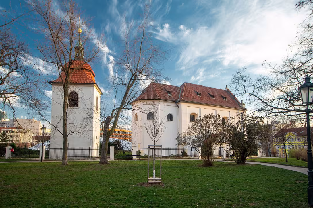 Dnešní pohled – Kostel svatého Pankráce v Praze