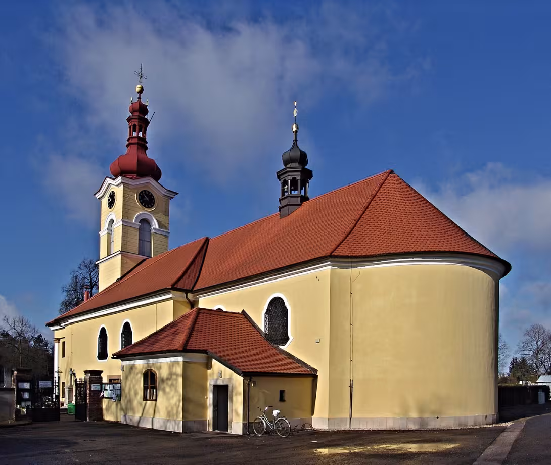 Dnešní pohled – Kostel svatého Pavla (Pouchov)