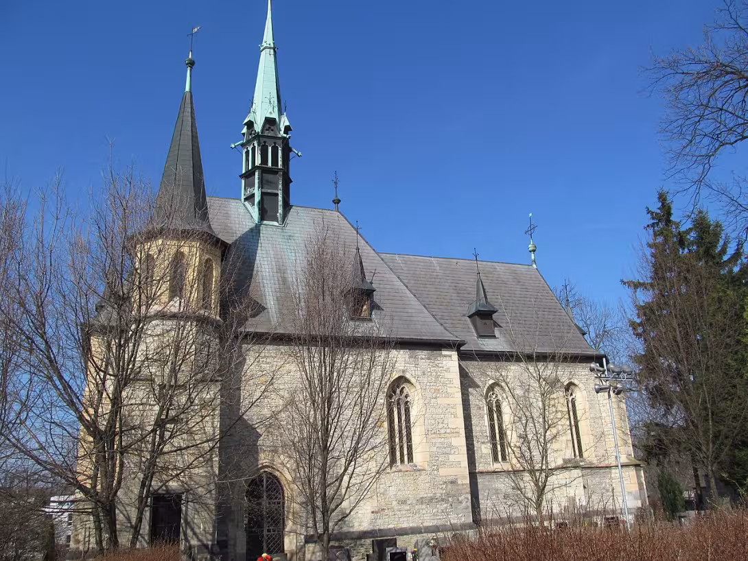 Dnešní pohled – Kostel svatého Petra (Louny)