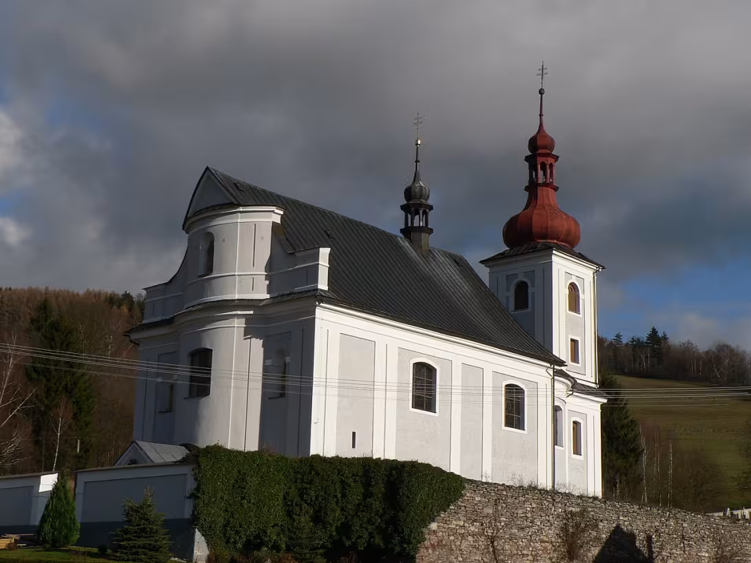 Dzisiejszy widok – Kostel svatého Petra a Pavla (Bohdíkov)