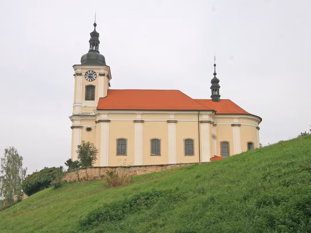 Dnešní pohled – Kostel svatého Petra a Pavla (Konecchlumí)