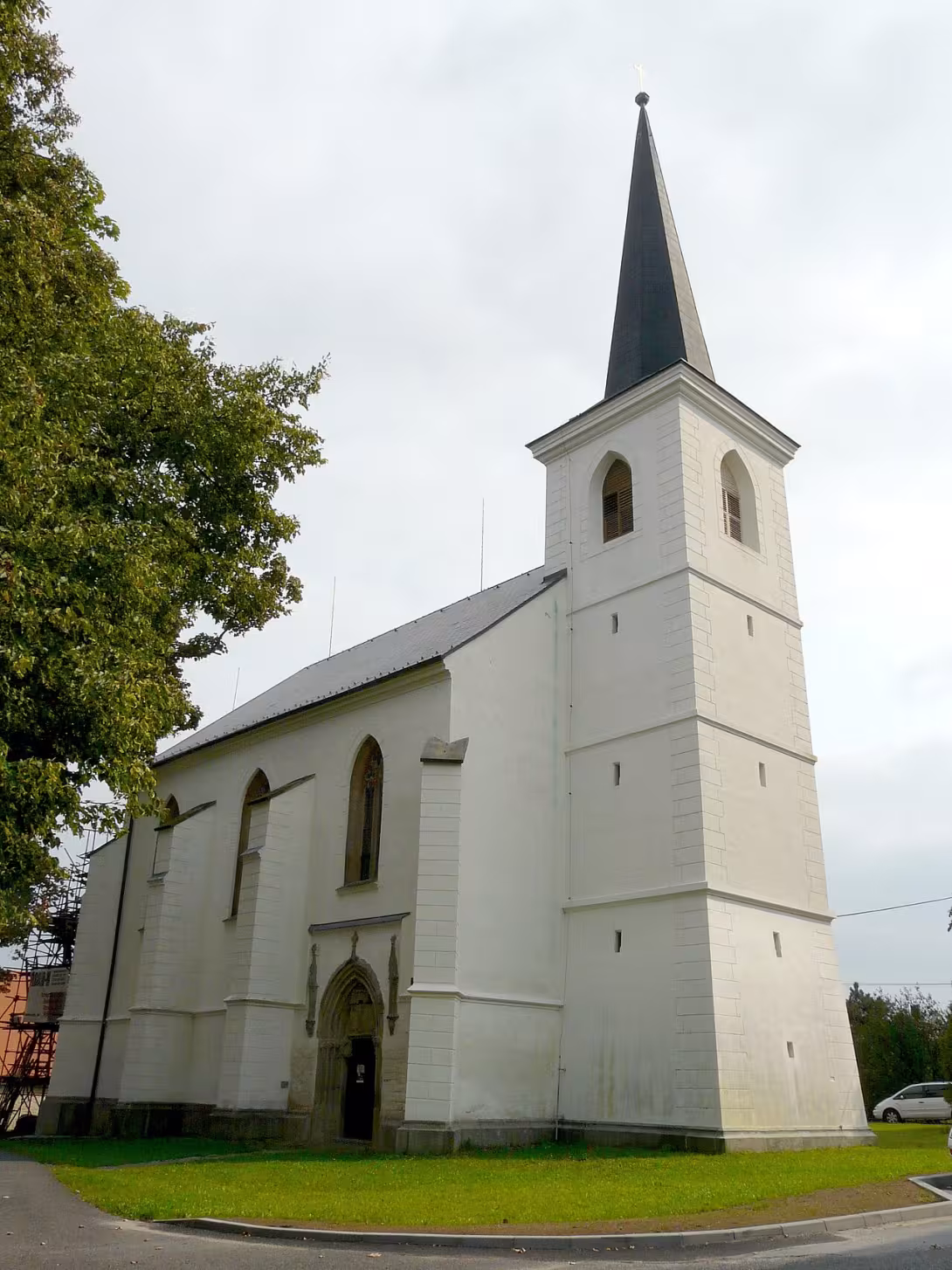 Dnešní pohled – Kostel svatého Petra a Pavla (Litice)