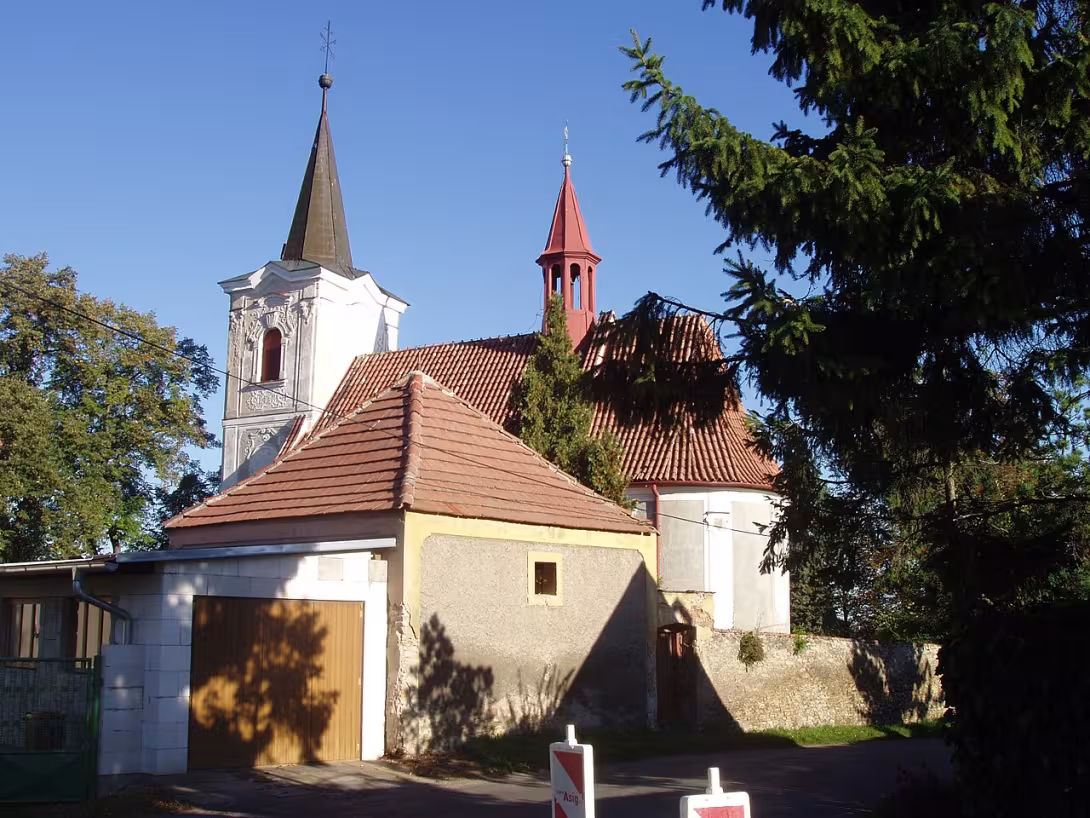 Heutige Ansicht – Kostel svatého Petra a Pavla (Nebovidy)