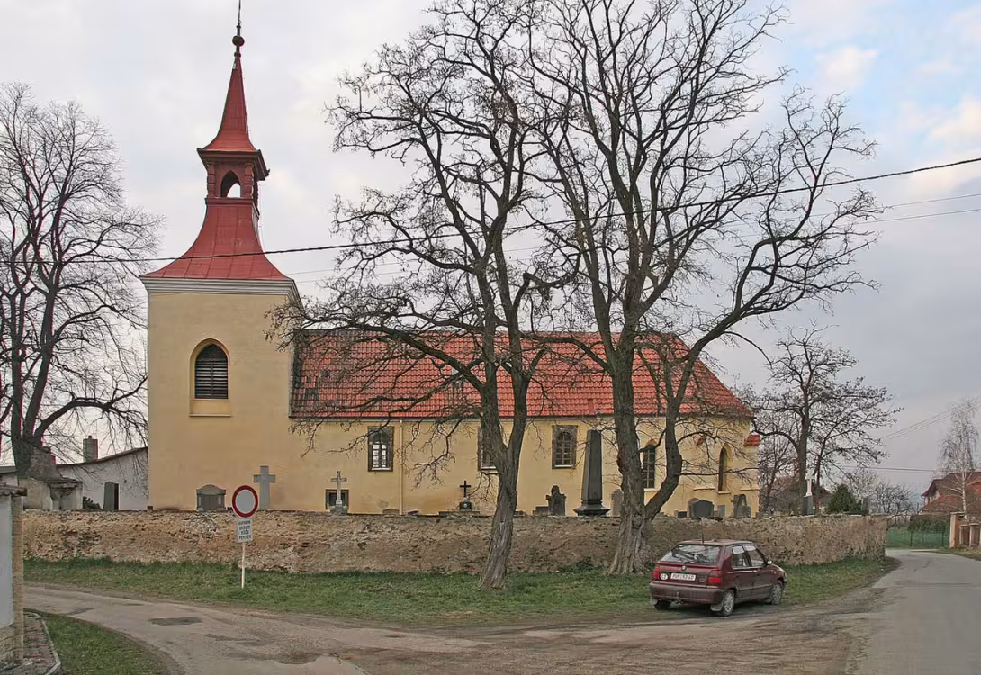 Dzisiejszy widok – Kostel svatého Petra a Pavla (Horka)