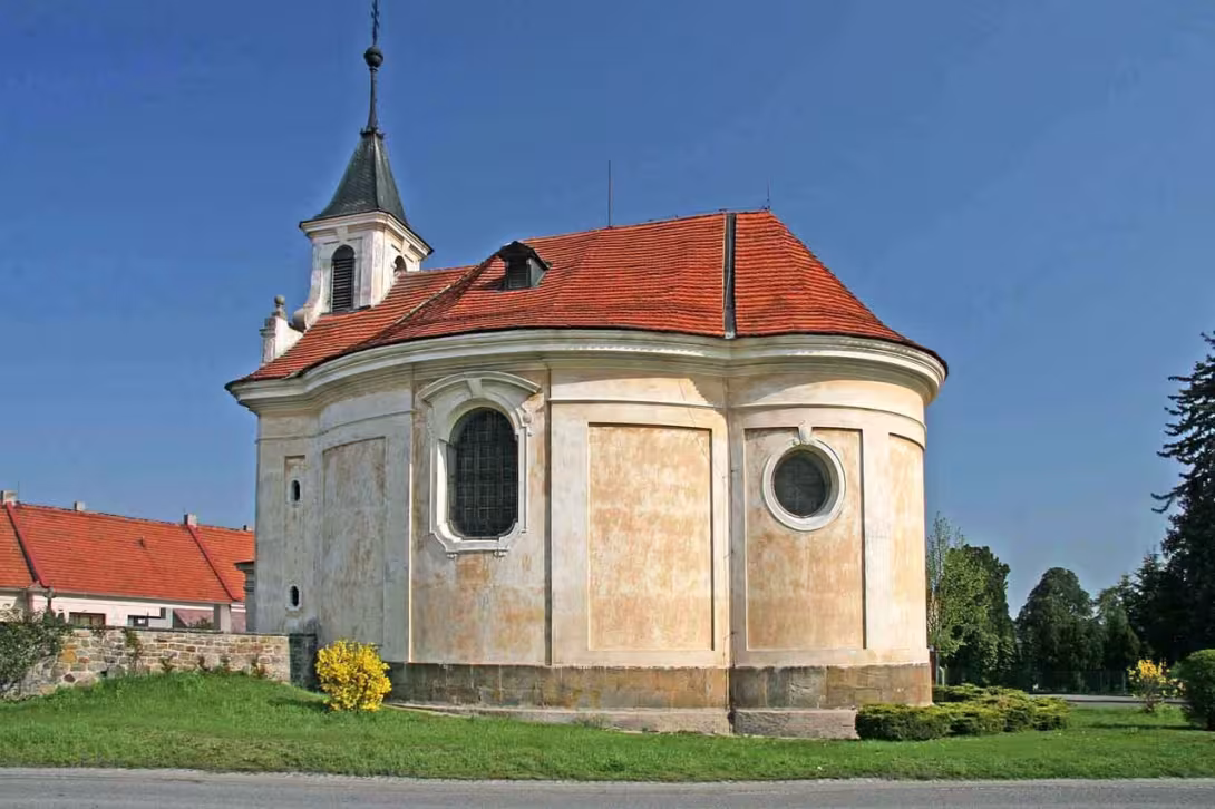 Dnešní pohled – Kostel svatého Petra v okovech