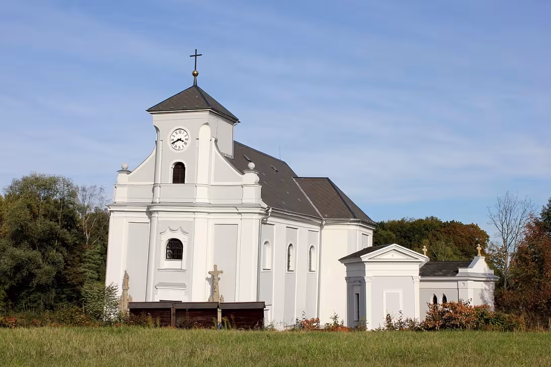 Dnešní pohled – Kostel svatého Petra z Alkantary